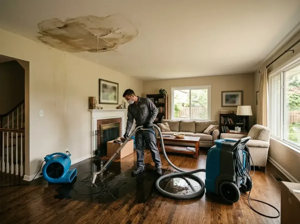attic-pipe-burst-ceiling-drip-008 — frequently asked questions, Water Damage Restoration & Carpet Care in Elmwood Place, OH